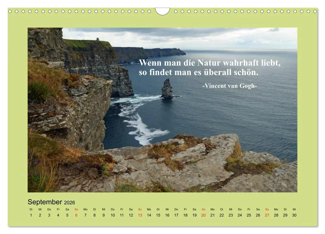 Bild: 9783457918203 | Lebensweisheiten mit Bildern unterlegt (Wandkalender 2026 DIN A3...