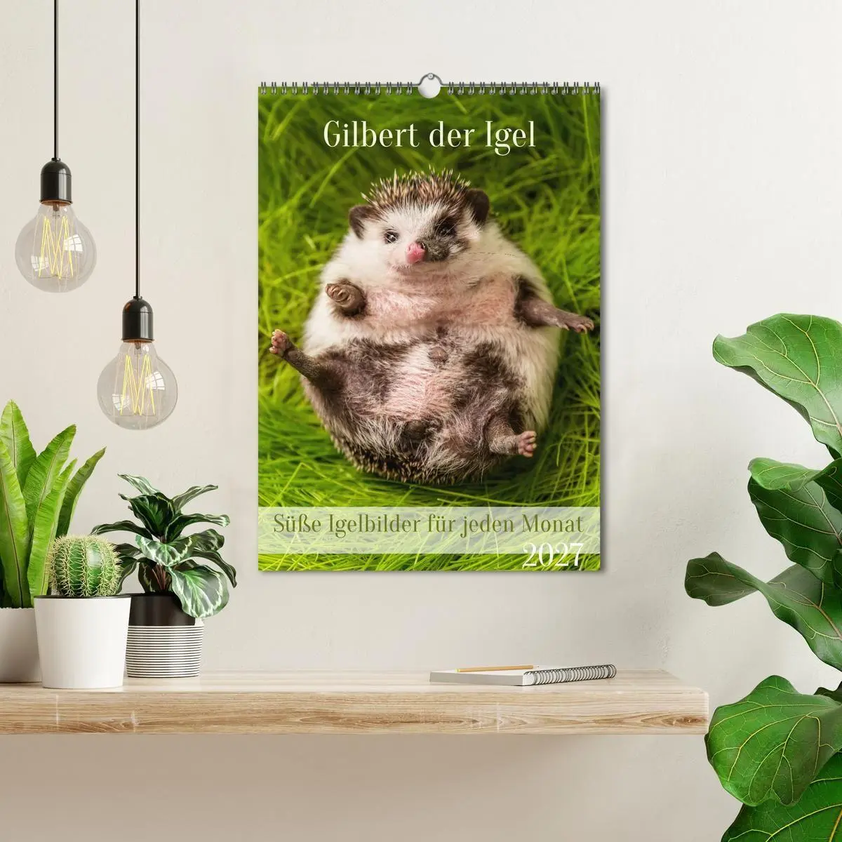 Bild: 9783569338203 | Gilbert der Igel (Wandkalender 2027 DIN A3 hoch), CALVENDO...