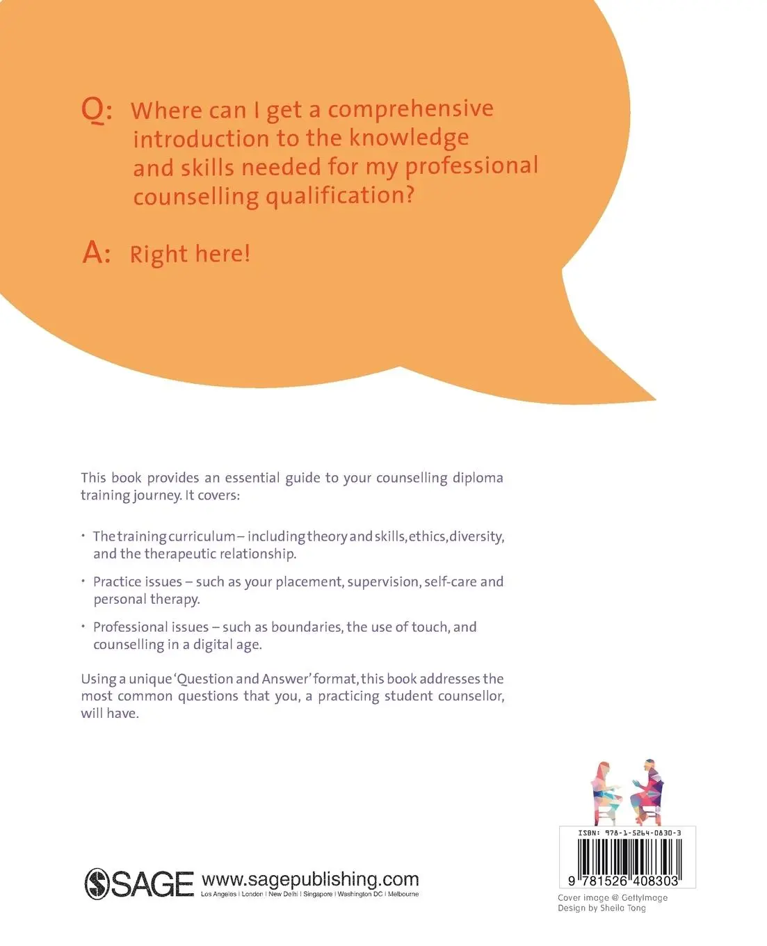 Rückseite: 9781526408303 | A Student's Guide to Therapeutic Counselling | Kelly Budd (u. a.)