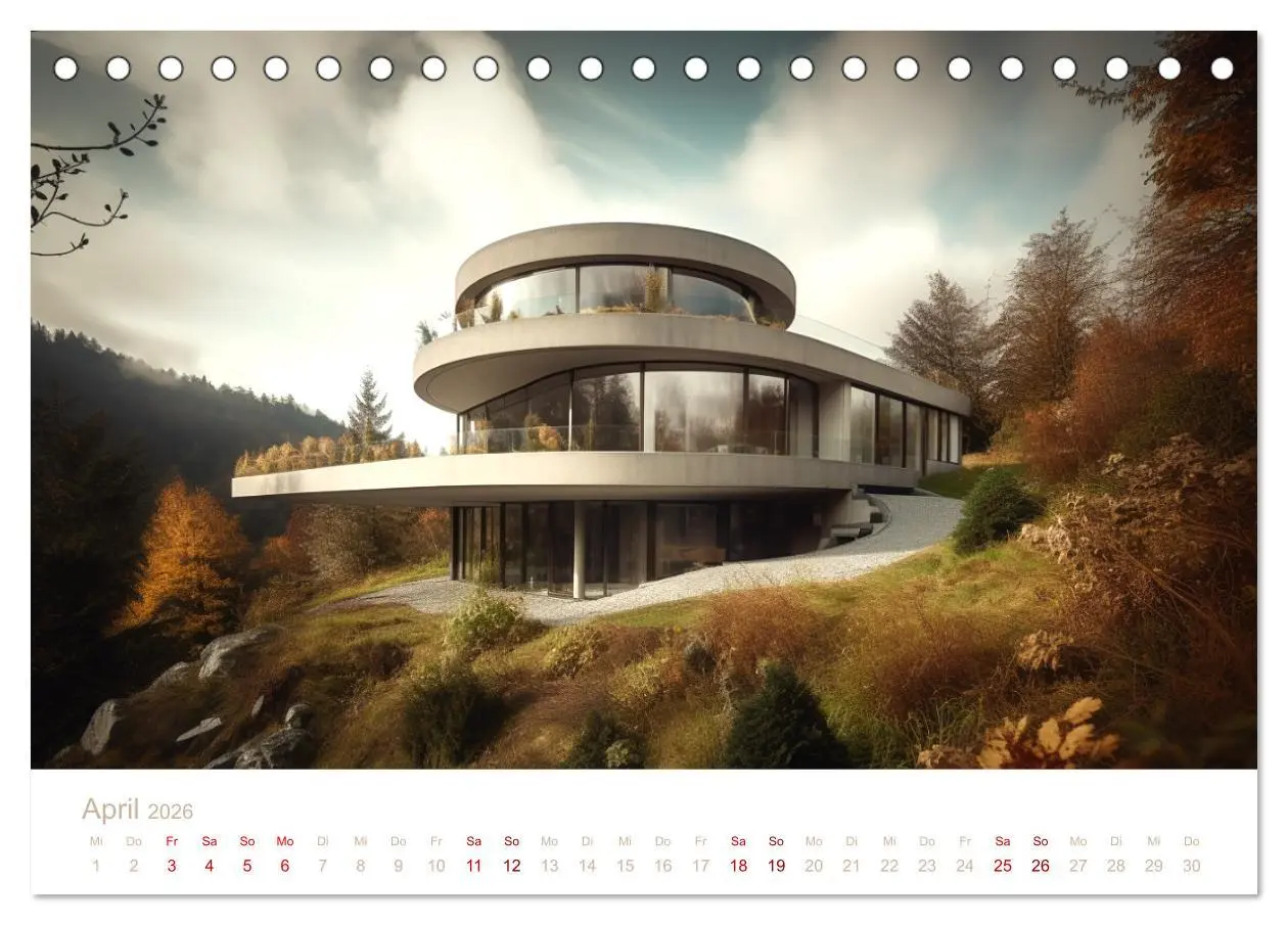Bild: 9783457528303 | Häuser in den Bergen (Tischkalender 2026 DIN A5 quer), CALVENDO...
