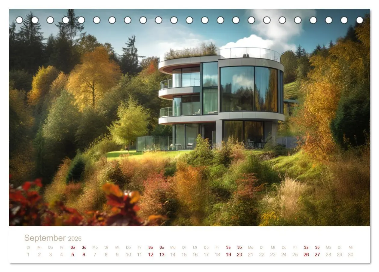 Bild: 9783457528303 | Häuser in den Bergen (Tischkalender 2026 DIN A5 quer), CALVENDO...