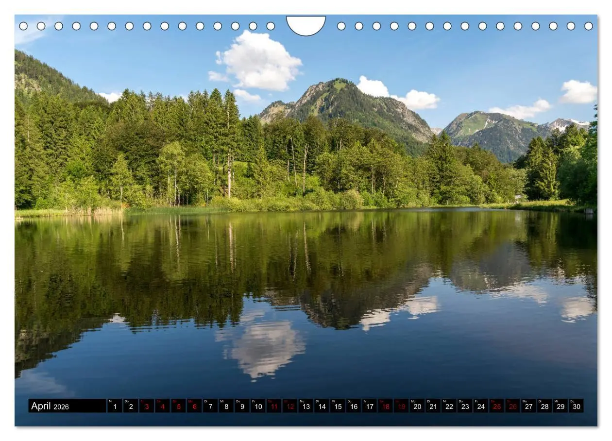 Bild: 9783457908303 | das Allgäu (Wandkalender 2026 DIN A4 quer), CALVENDO Monatskalender