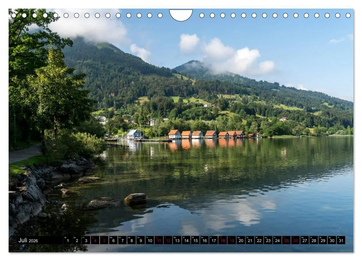 Bild: 9783457908303 | das Allgäu (Wandkalender 2026 DIN A4 quer), CALVENDO Monatskalender