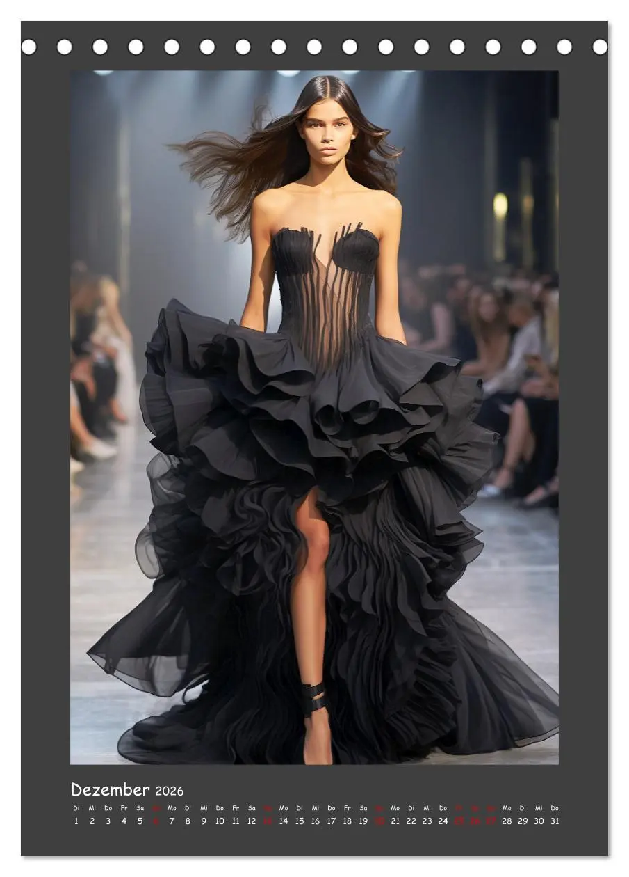 Bild: 9783516308303 | Fashion Show. Zeitlose Haute Coutour (Tischkalender 2026 DIN A5...
