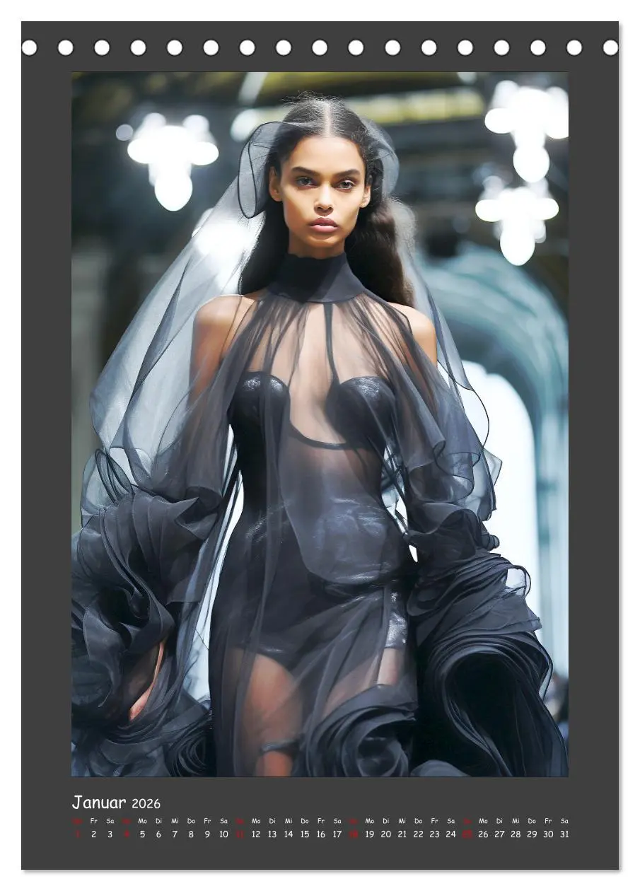 Bild: 9783516308303 | Fashion Show. Zeitlose Haute Coutour (Tischkalender 2026 DIN A5...