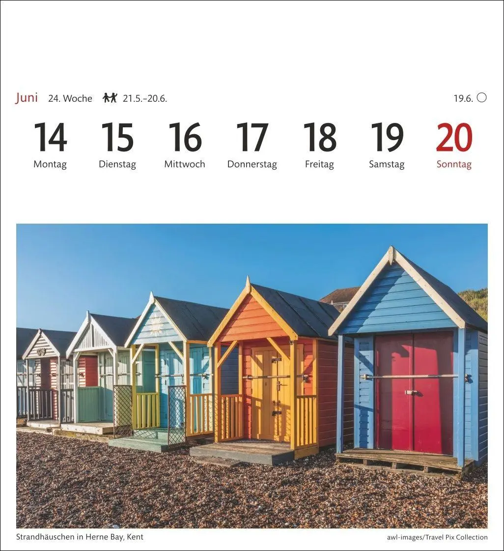 Bild: 9783840038303 | England Sehnsuchtskalender 2027 - Wochenkalender mit 53 Postkarten