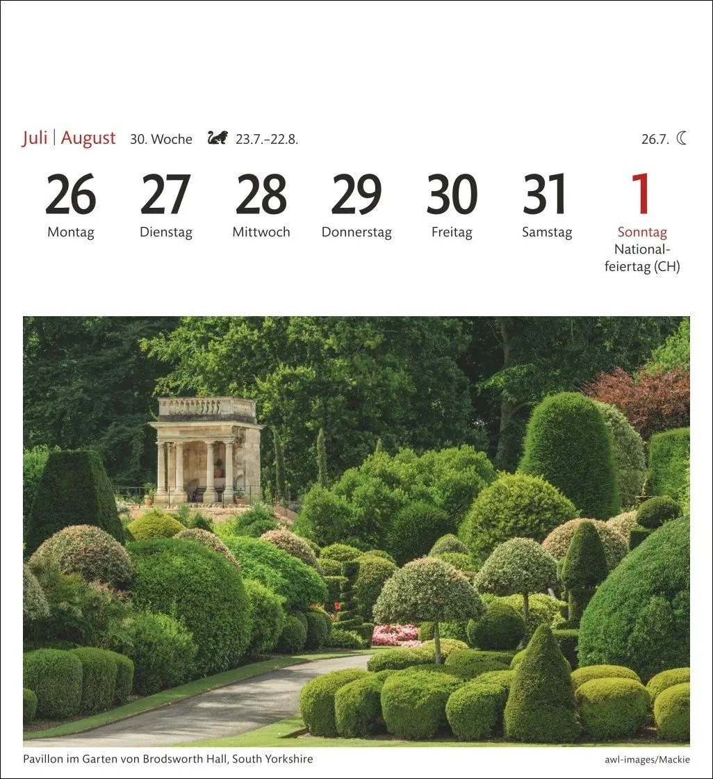 Bild: 9783840038303 | England Sehnsuchtskalender 2027 - Wochenkalender mit 53 Postkarten