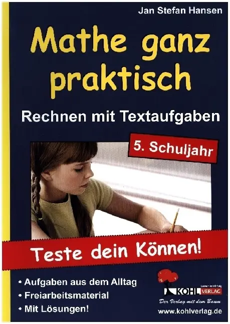 Cover: 9783866328303 | Mathe ganz praktisch, Rechnen mit Textaufgaben, 5. Schuljahr | Hansen