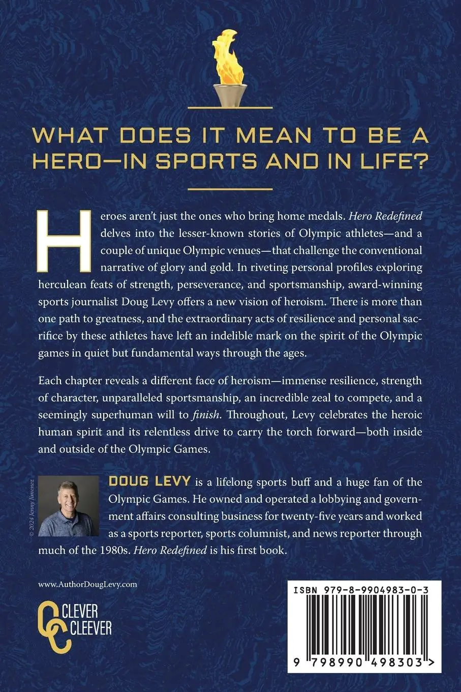 Rückseite: 9798990498303 | Hero Redefined | Profiles of Olympic Athletes Under the Radar | Levy