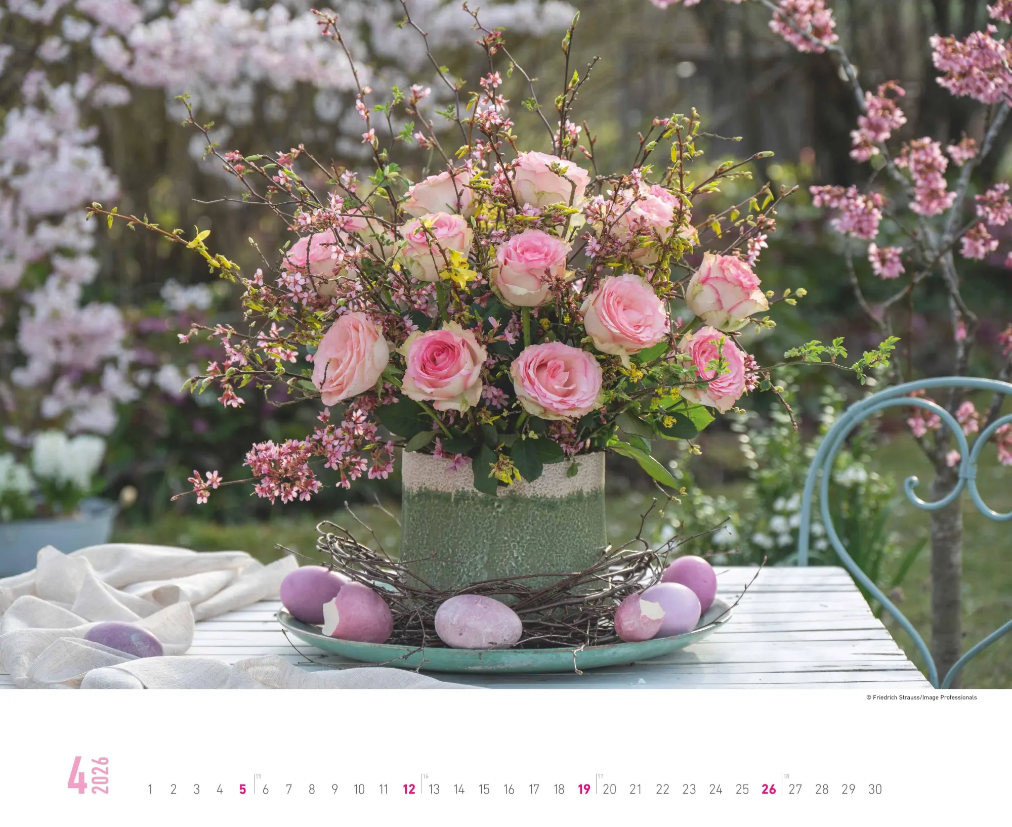 Bild: 4069095008403 | Blumenpracht - Wandkalender mit 12 bezaubernden Blumenmotiven | 13 S.