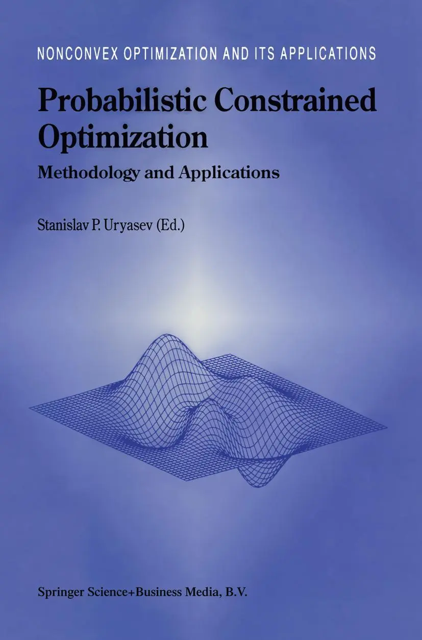 Cover: 9781441948403 | Probabilistic Constrained Optimization | Methodology and Applications