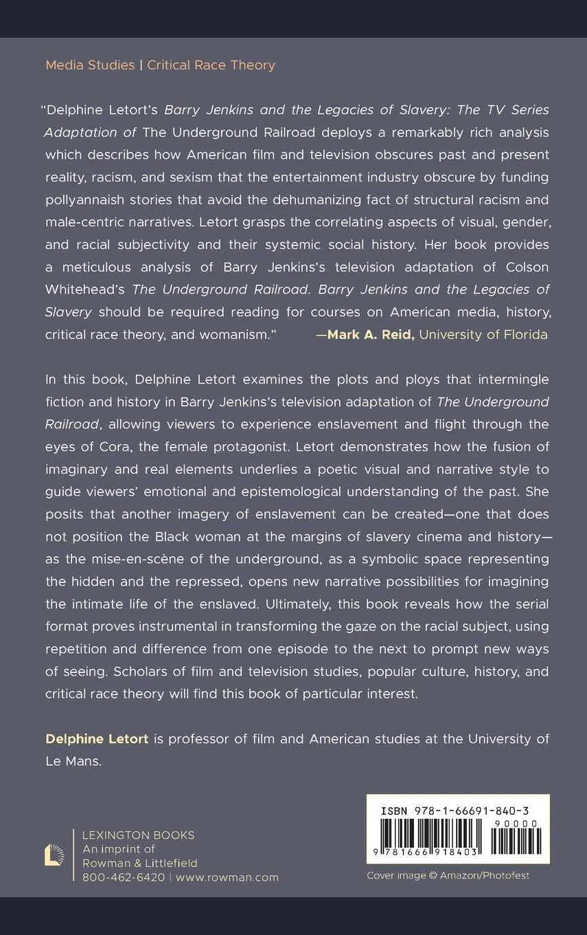 Rückseite: 9781666918403 | Barry Jenkins and the Legacies of Slavery | Delphine Letort | Buch