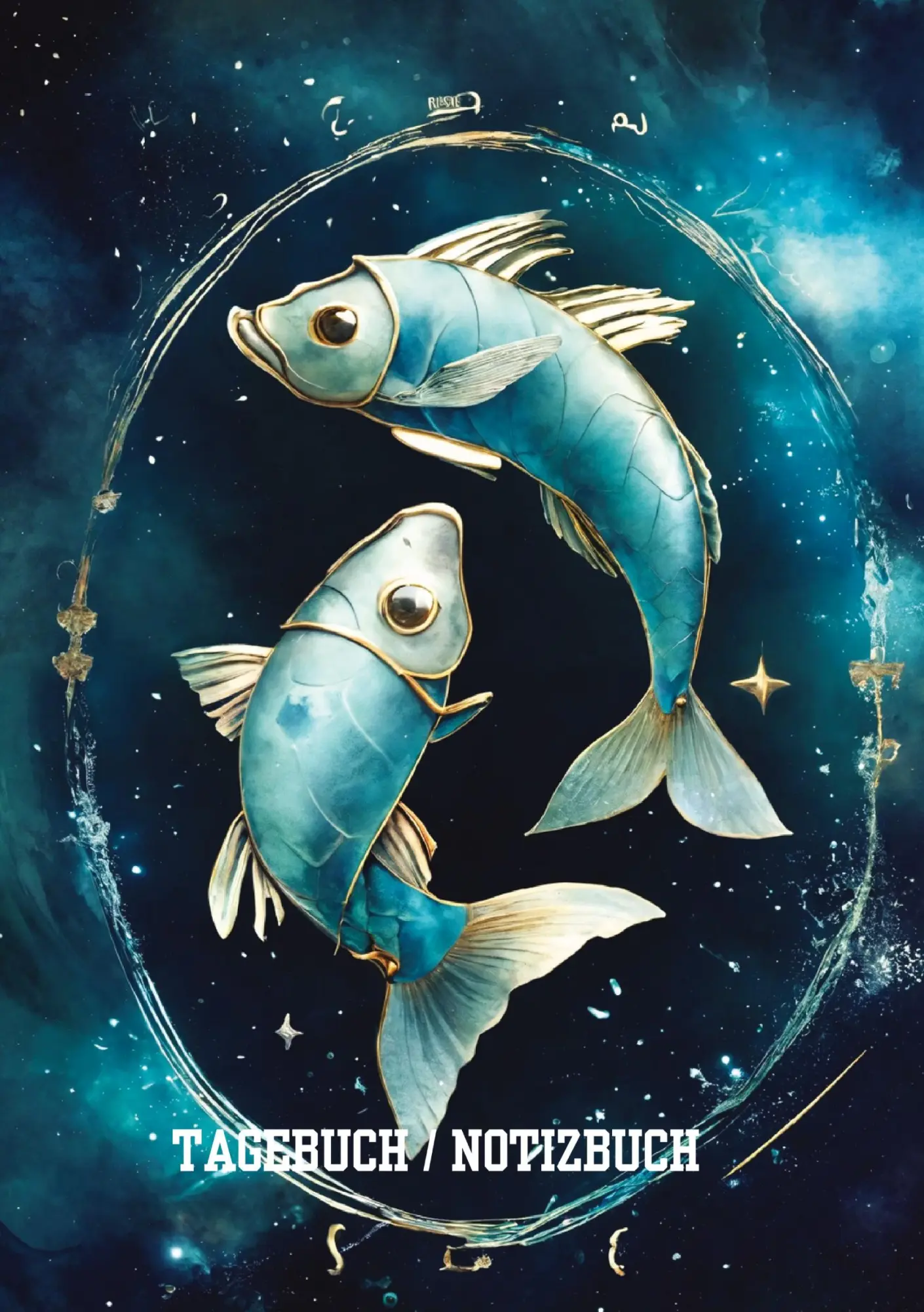 Cover: 9783384188403 | Tagebuch / Notizbuch Sternzeichen Fisch | Willi Meinecke | Taschenbuch