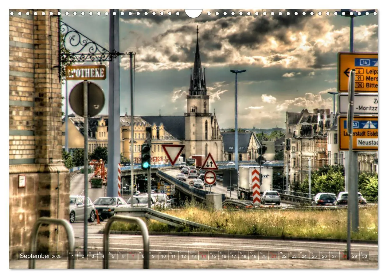 Bild: 9783435668403 | Halle an der Saale - Stadtansichten (Wandkalender 2025 DIN A3...