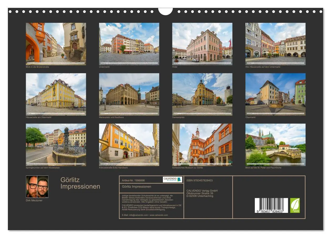 Bild: 9783457828403 | Görlitz Impressionen (Wandkalender 2026 DIN A3 quer), CALVENDO...
