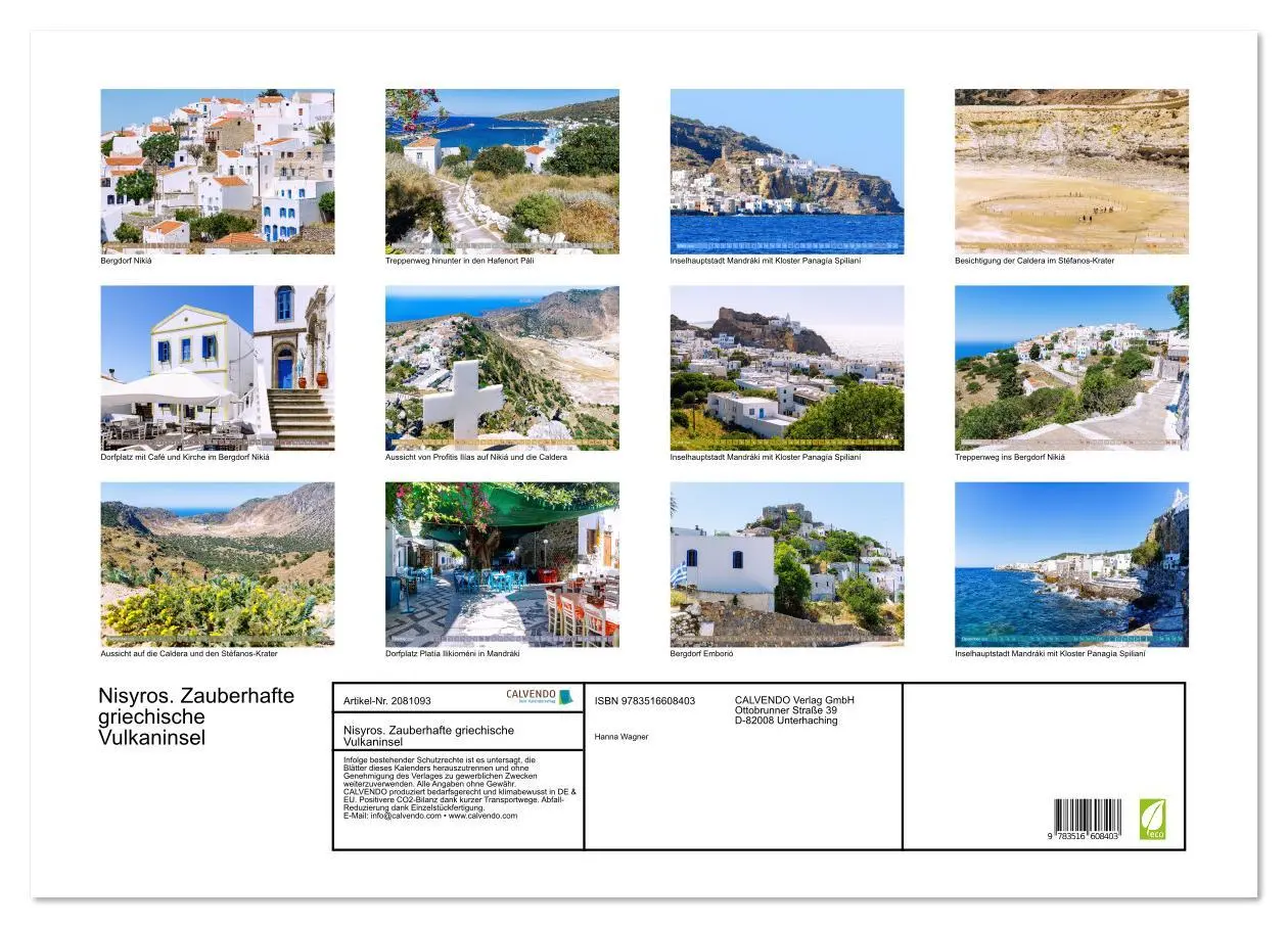 Bild: 9783516608403 | Nisyros. Zauberhafte griechische Vulkaninsel (Wandkalender 2026 DIN...