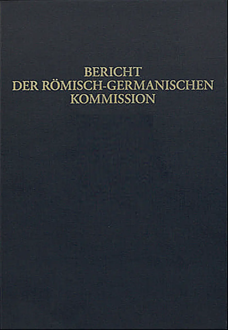 Cover: 9783786128403 | Bericht der Römisch-Germanischen Kommission 97/2016 | Buch | 450 S.
