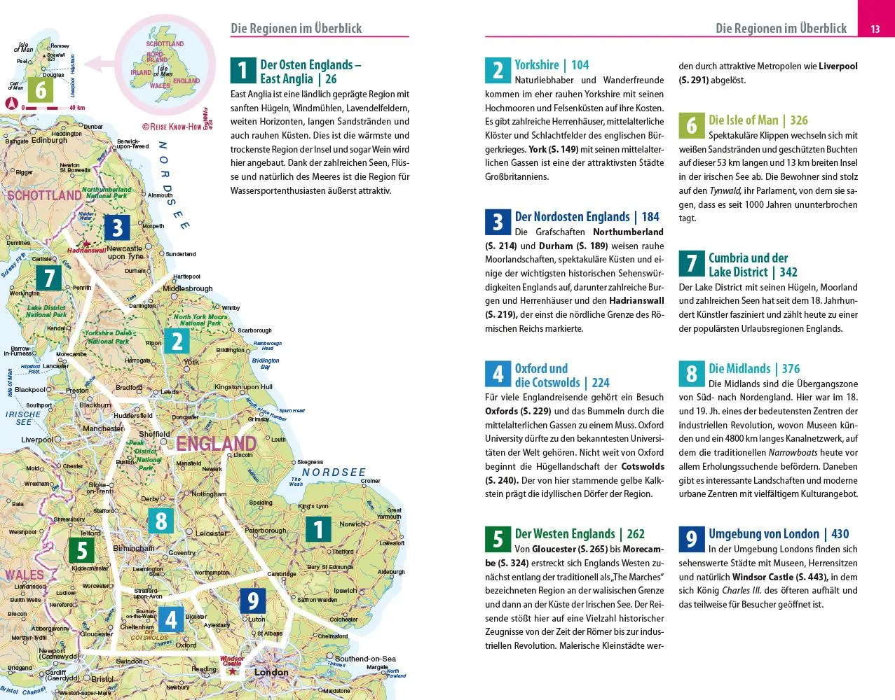 Bild: 9783831738403 | Reise Know-How Reiseführer England - Norden und Mitte | Taschenbuch