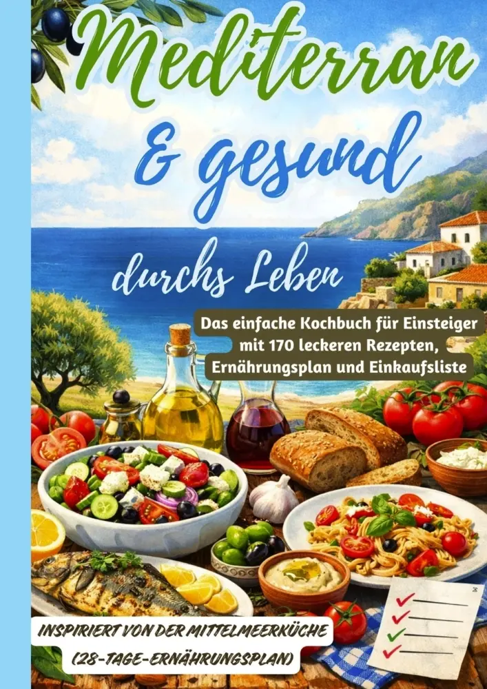 Cover: 9789403838403 | Mediterran &amp; gesund durchs Leben: Das einfache Kochbuch für...