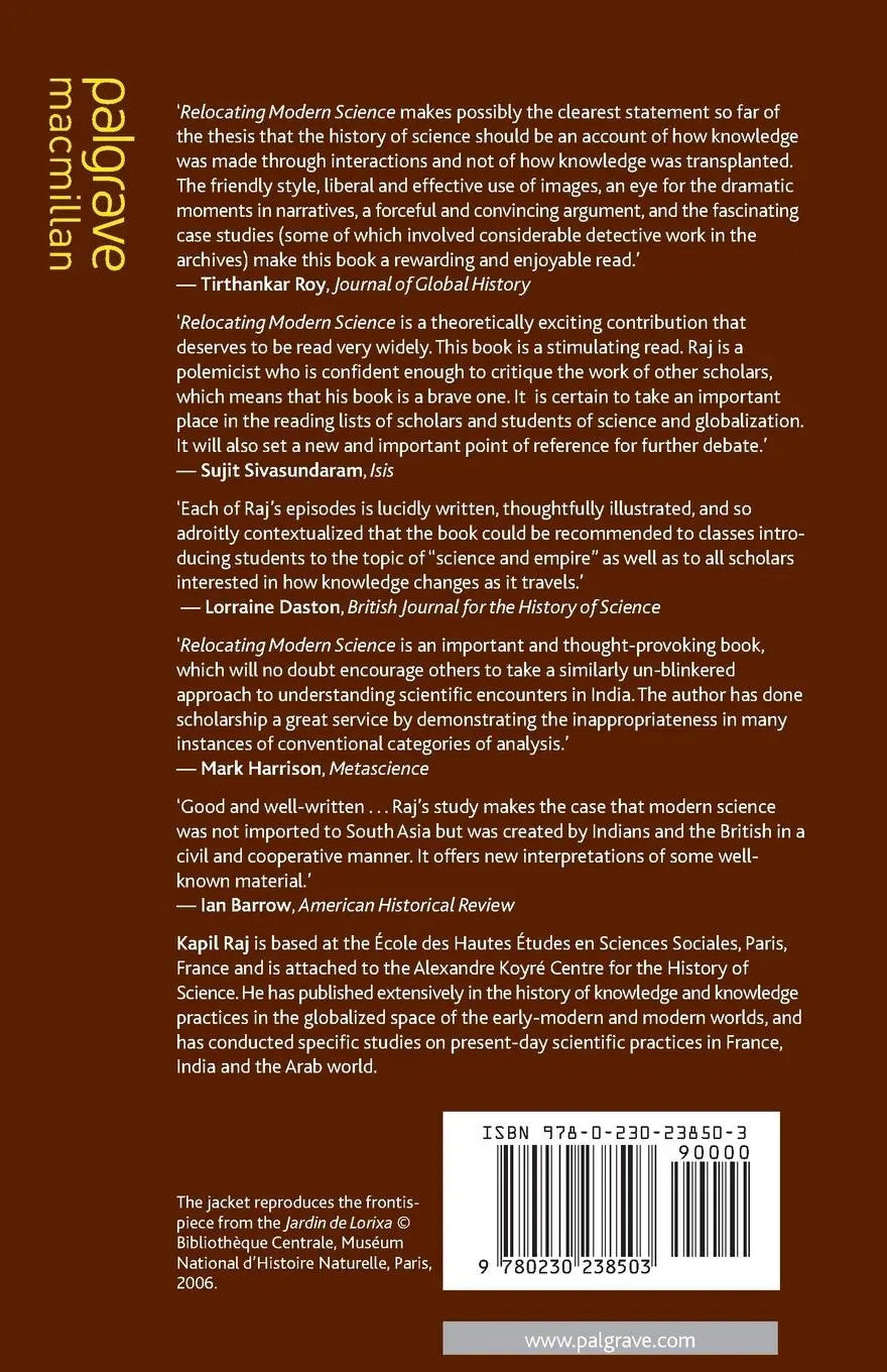Rückseite: 9780230238503 | Relocating Modern Science | K. Raj | Taschenbuch | xiii | Englisch