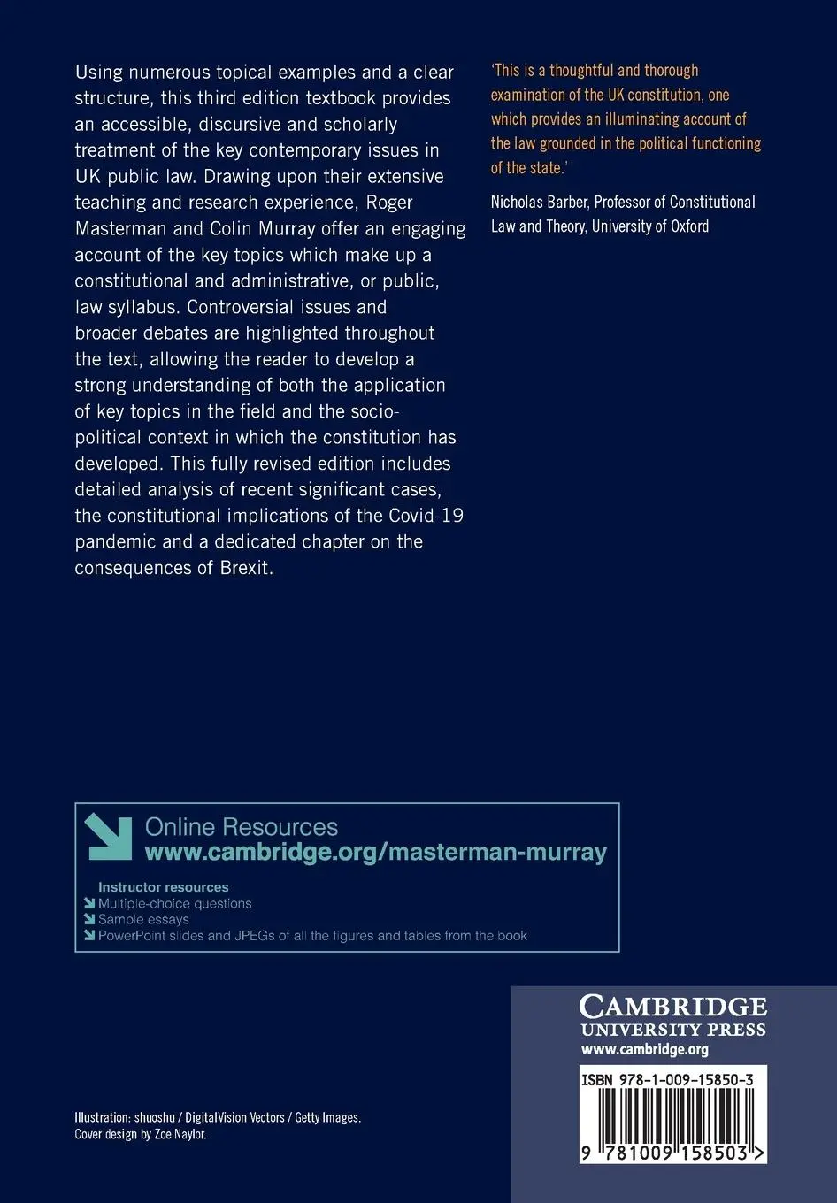 Rückseite: 9781009158503 | Constitutional and Administrative Law | Roger Masterman (u. a.) | Buch