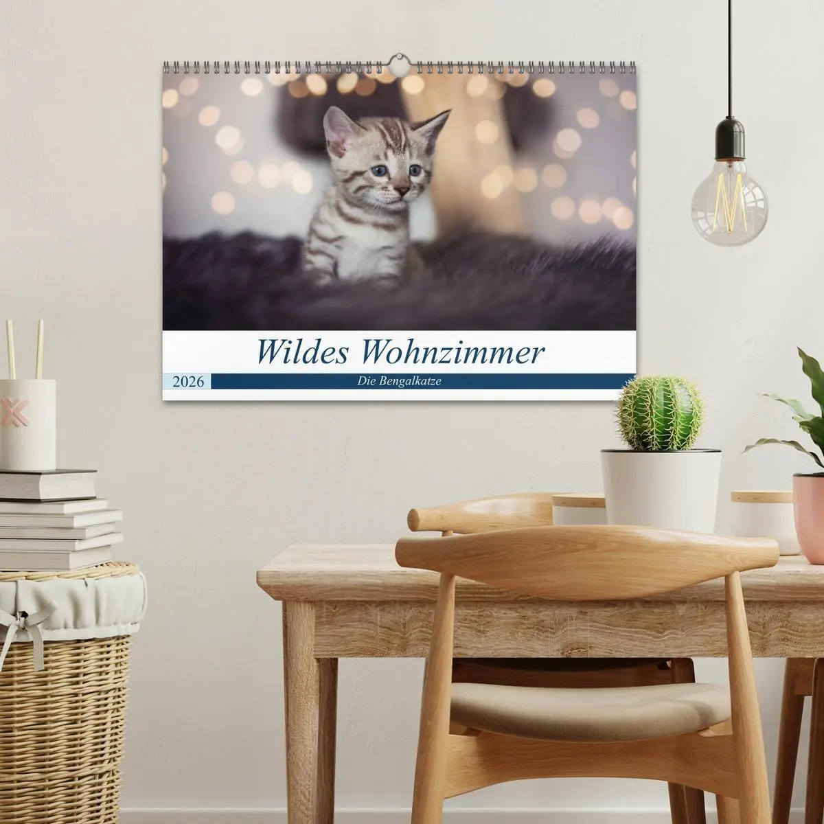 Bild: 9783457748503 | Wildes Wohnzimmer - Die Bengalkatze (Wandkalender 2026 DIN A3...