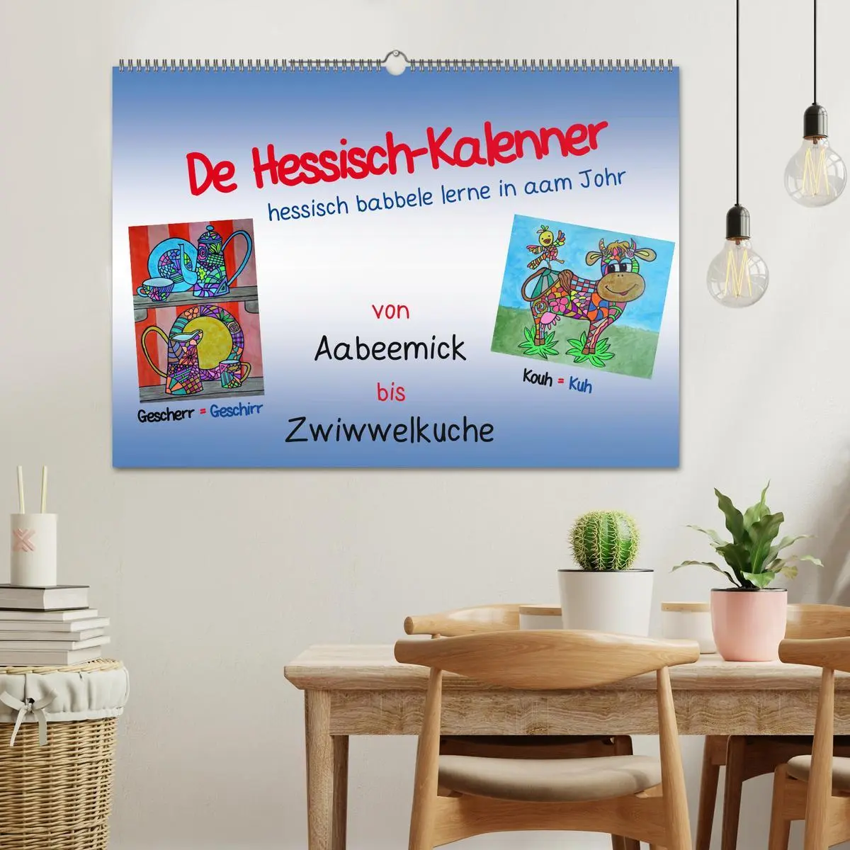 Bild: 9783457988503 | De Hessisch-Kalenner - hessisch babbele lerne in aam Johr...