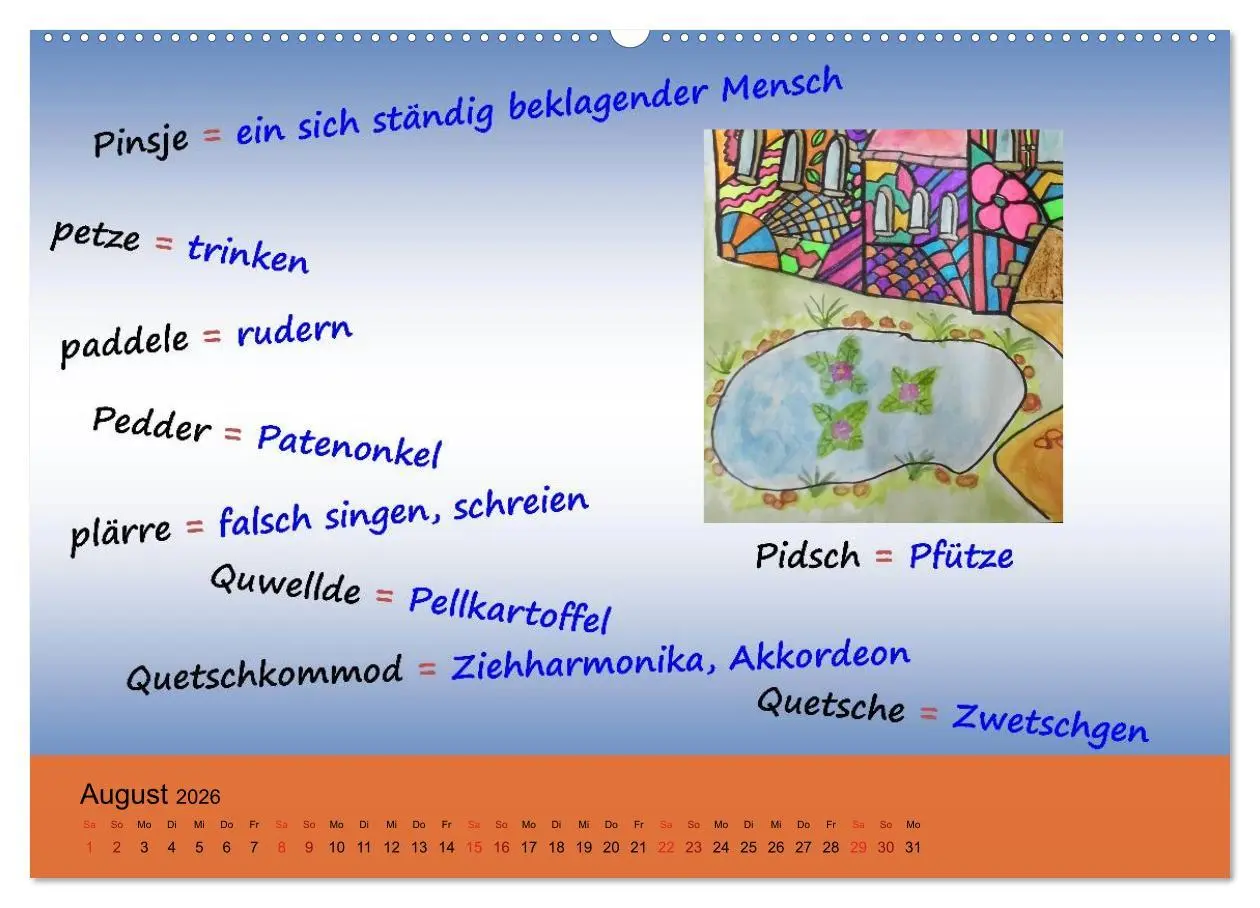 Bild: 9783457988503 | De Hessisch-Kalenner - hessisch babbele lerne in aam Johr...