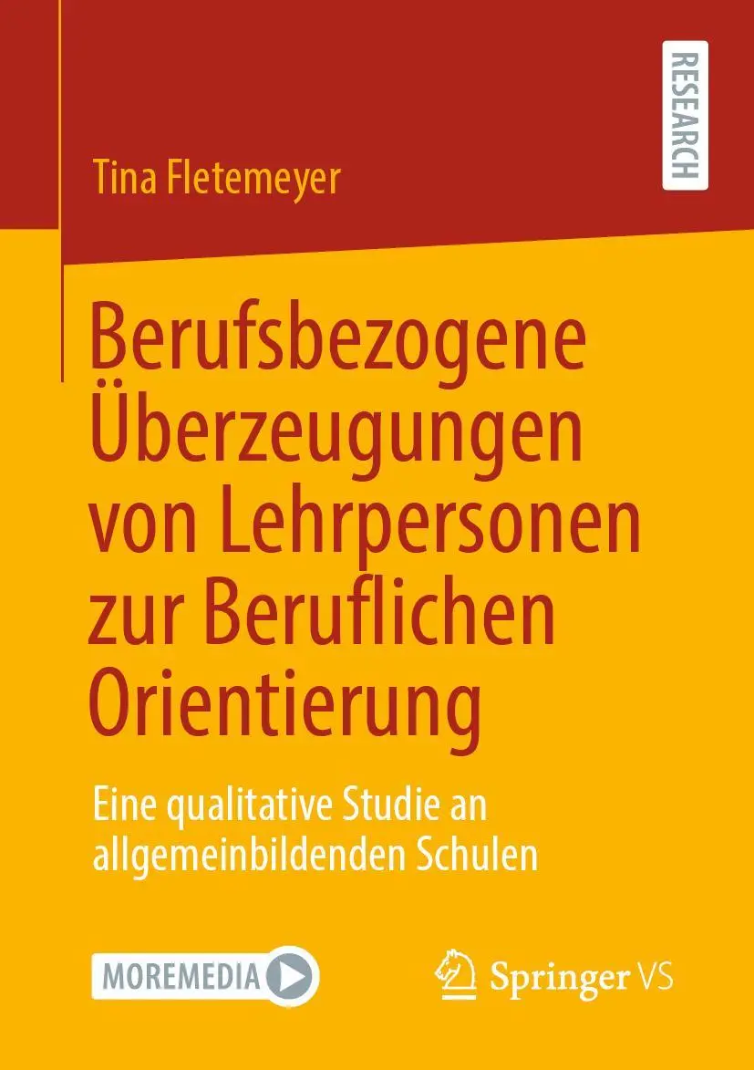 Cover: 9783658338503 | Berufsbezogene Überzeugungen von Lehrpersonen zur Beruflichen...