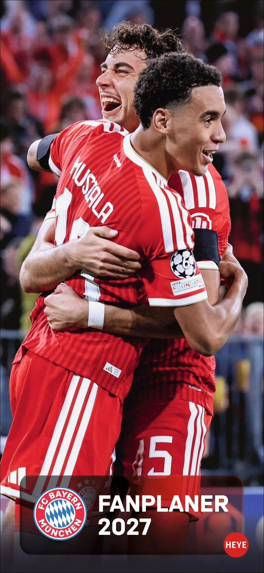 Cover: 9783756418503 | FC Bayern München Fanplaner 2027 | Heye | Kalender | Spiralbindung