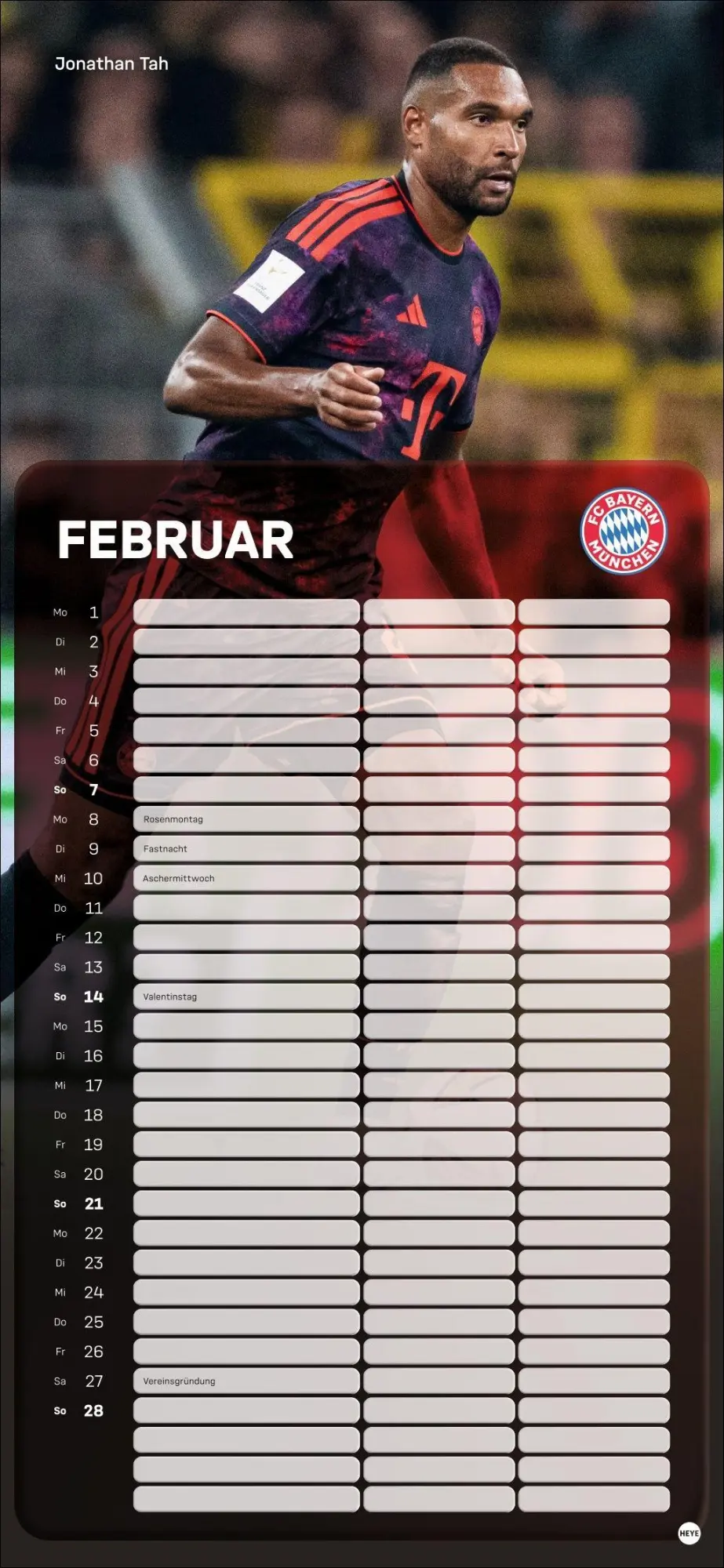 Bild: 9783756418503 | FC Bayern München Fanplaner 2027 | Heye | Kalender | Spiralbindung