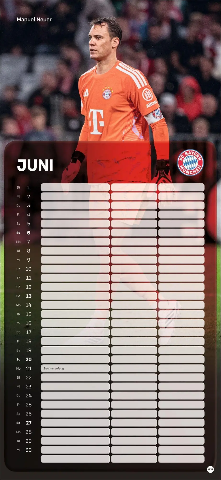 Bild: 9783756418503 | FC Bayern München Fanplaner 2027 | Heye | Kalender | Spiralbindung