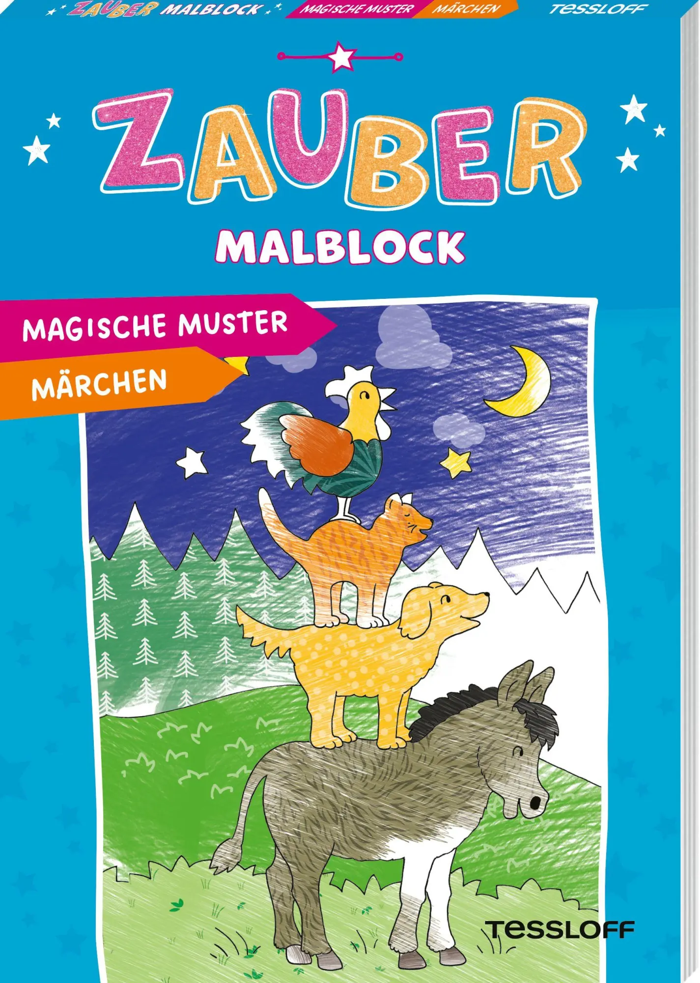 Cover: 9783788648503 | Zaubermalblock. Magische Muster. Märchen | Mit tollen Effekten | Buch