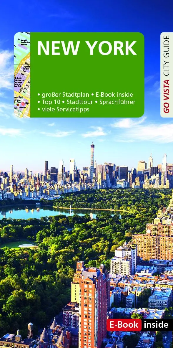 Cover: 9783961418503 | GO VISTA: Reiseführer New York | Mit Faltkarte und E-Book inside