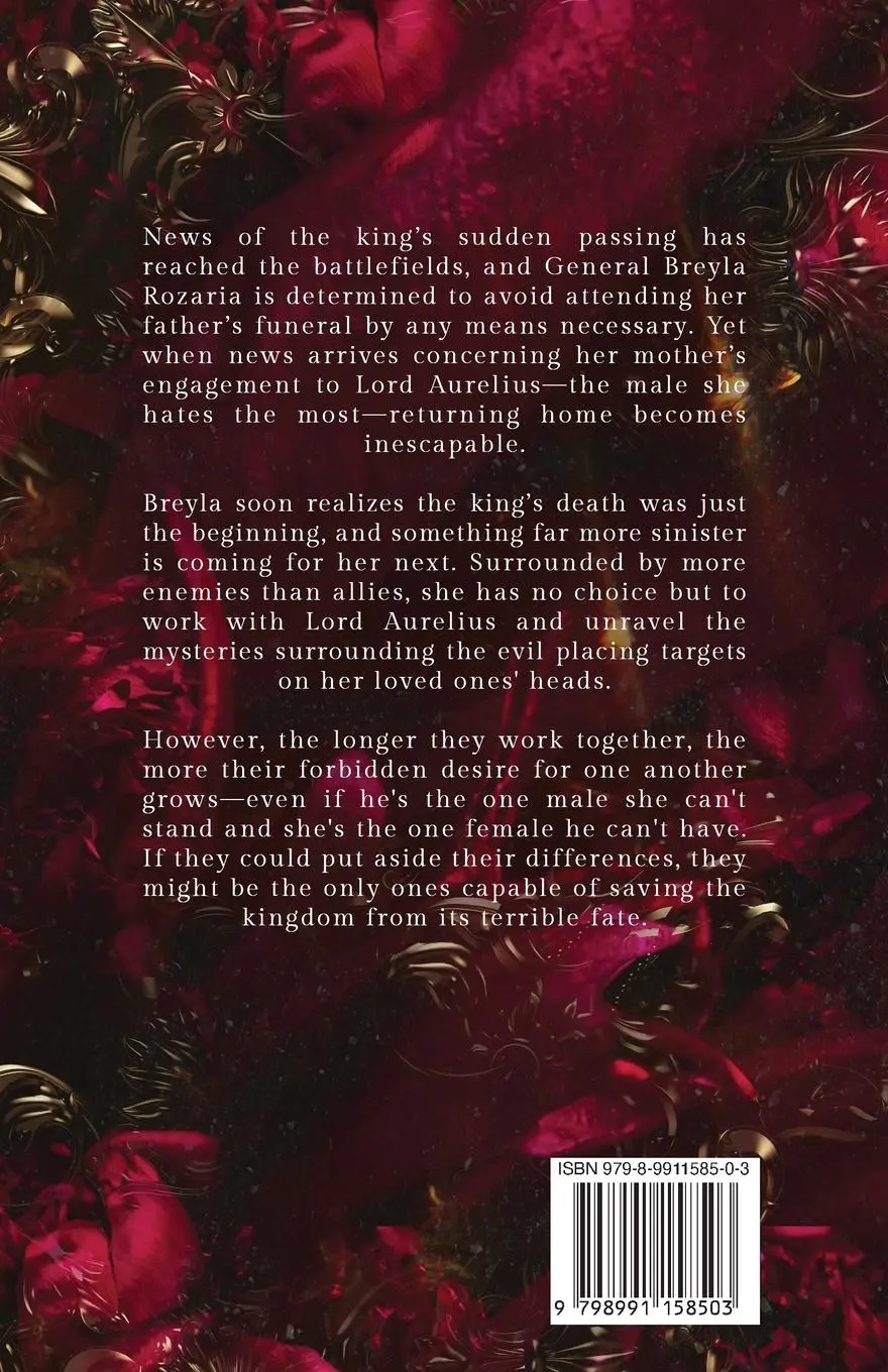 Rückseite: 9798991158503 | The Sorrow of Shadows | The Crimson &amp; Shadows Series, Book 1 | Black