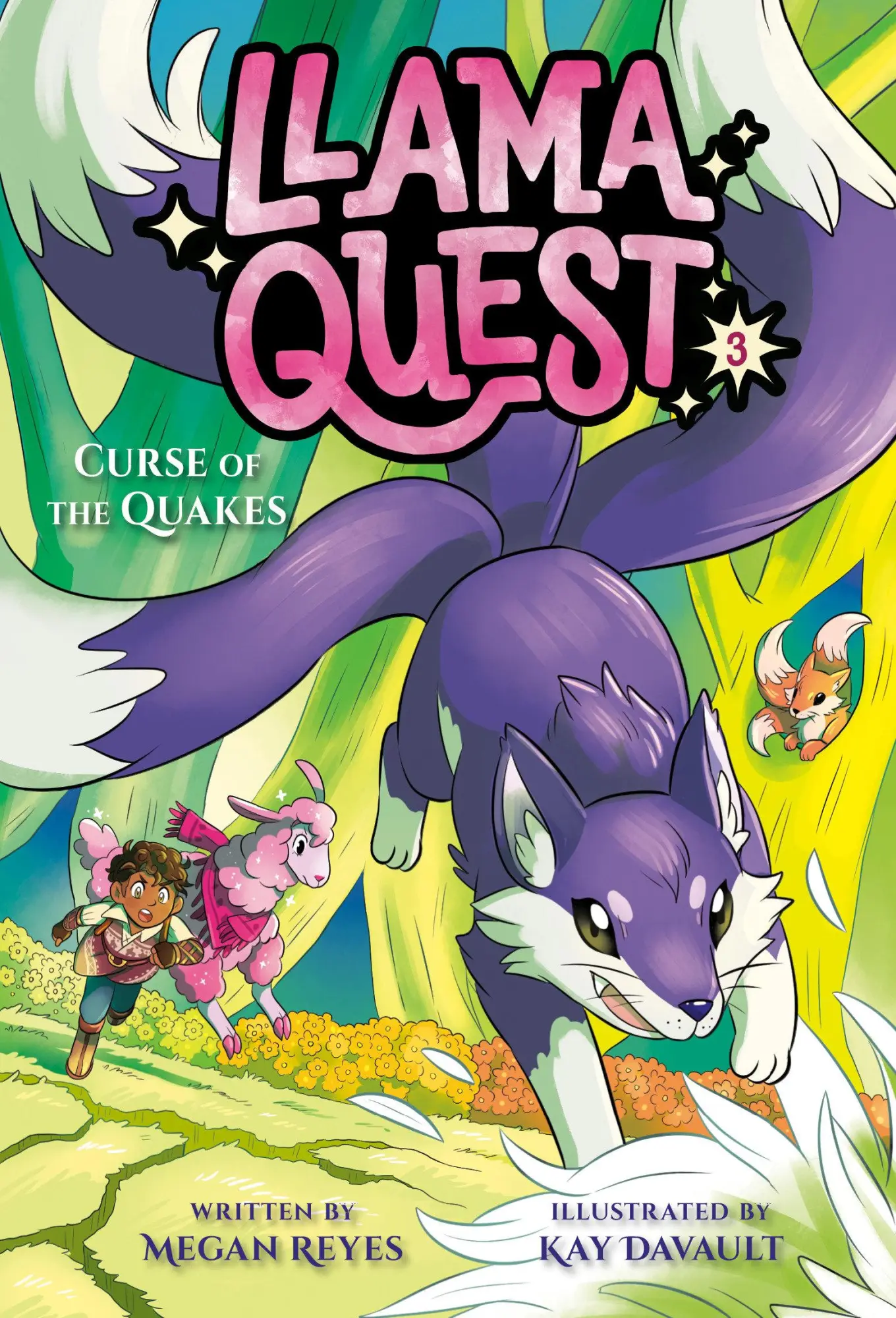 Cover: 9780593808603 | Llama Quest #3 | Curse of the Quakes | Megan Reyes | Taschenbuch