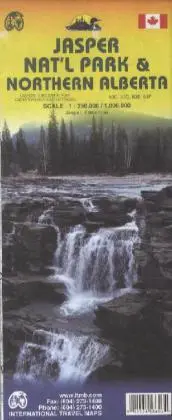 Cover: 9781553418603 | International Travel Map ITM Jasper National Park &amp; Northern Alberta