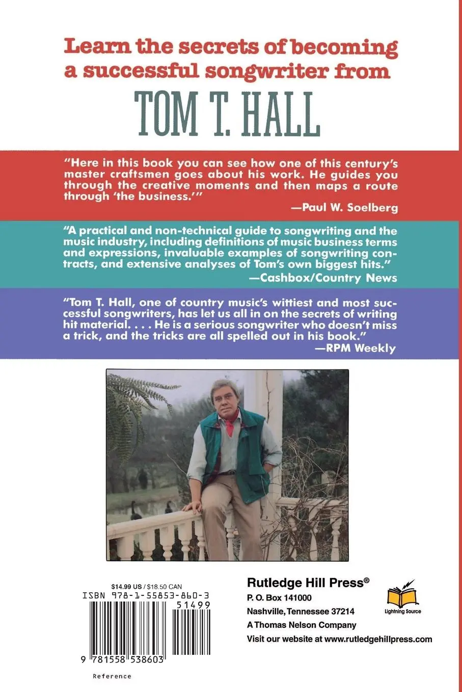 Rückseite: 9781558538603 | The Songwriter's Handbook | Tom T. Hall | Taschenbuch | Englisch