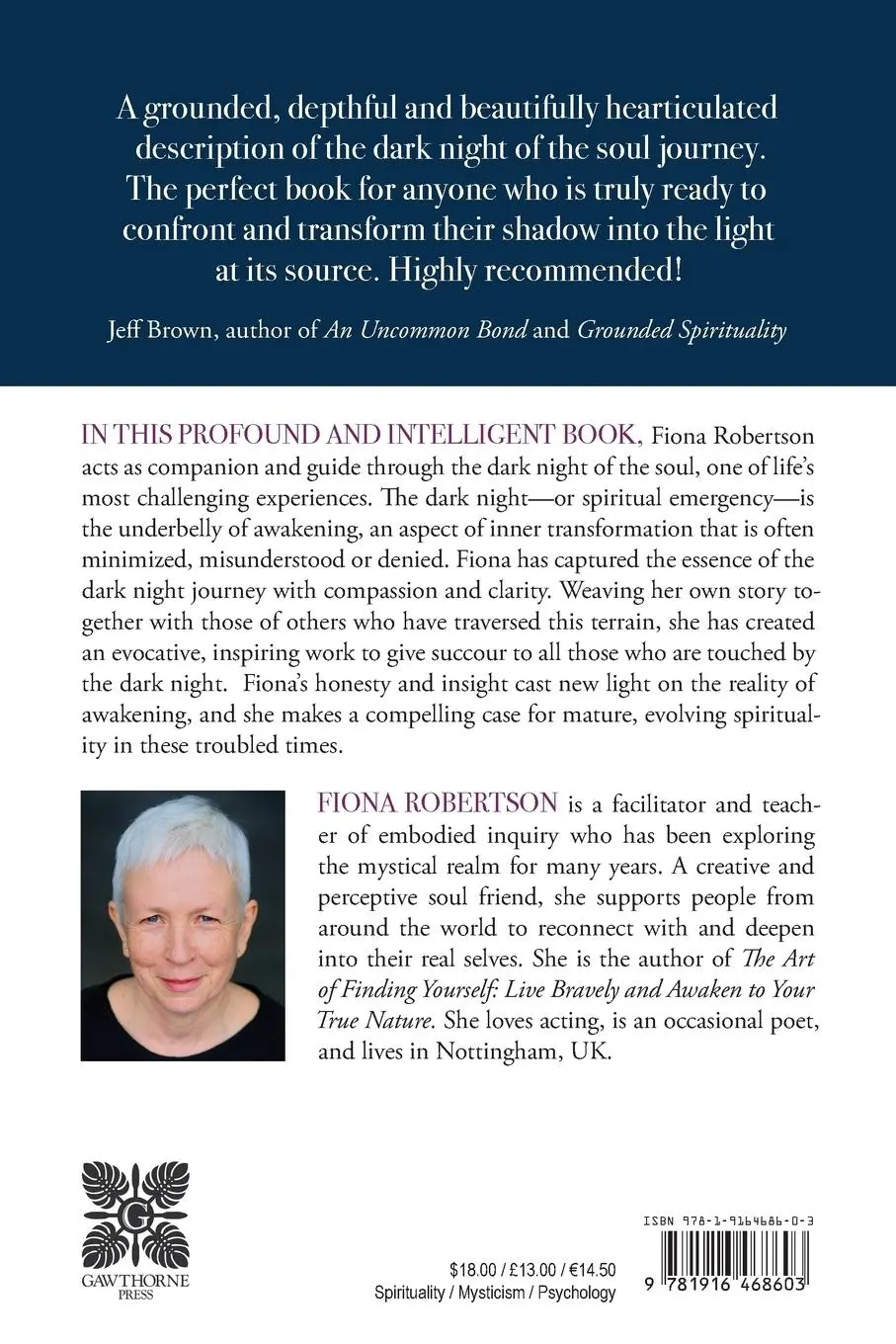 Rückseite: 9781916468603 | The Dark Night of the Soul | A Journey from Absence to Presence | Buch
