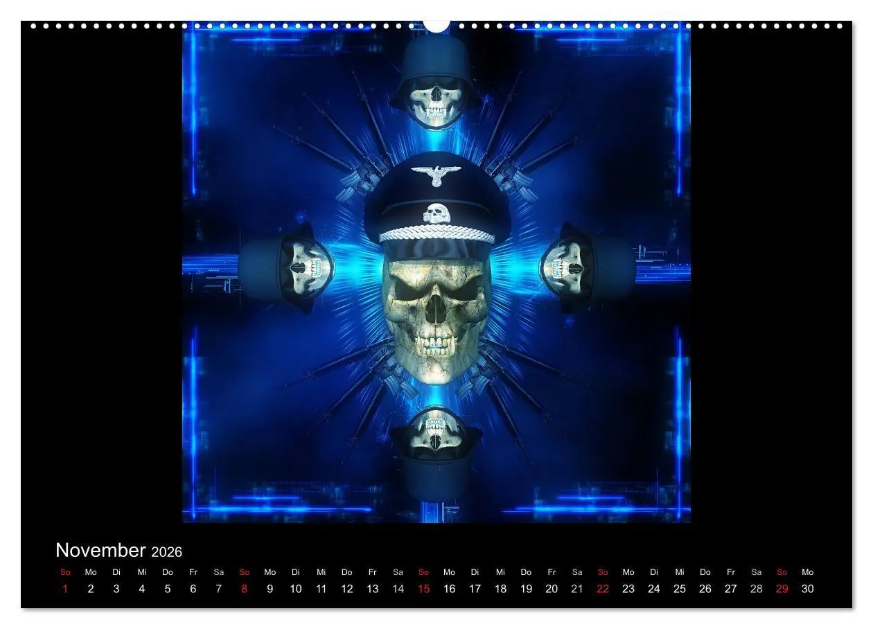 Bild: 9783516138603 | S.O.D. - Skulls Of Death Vol. II - Totenkopf Artworks (Wandkalender...