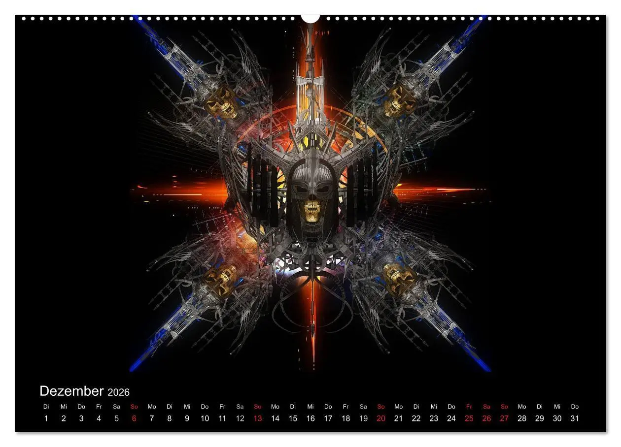 Bild: 9783516138603 | S.O.D. - Skulls Of Death Vol. II - Totenkopf Artworks (Wandkalender...