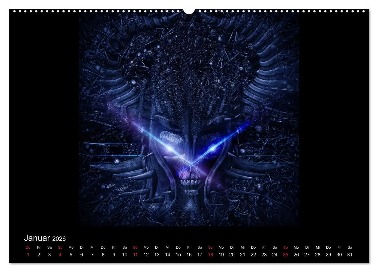 Bild: 9783516138603 | S.O.D. - Skulls Of Death Vol. II - Totenkopf Artworks (Wandkalender...