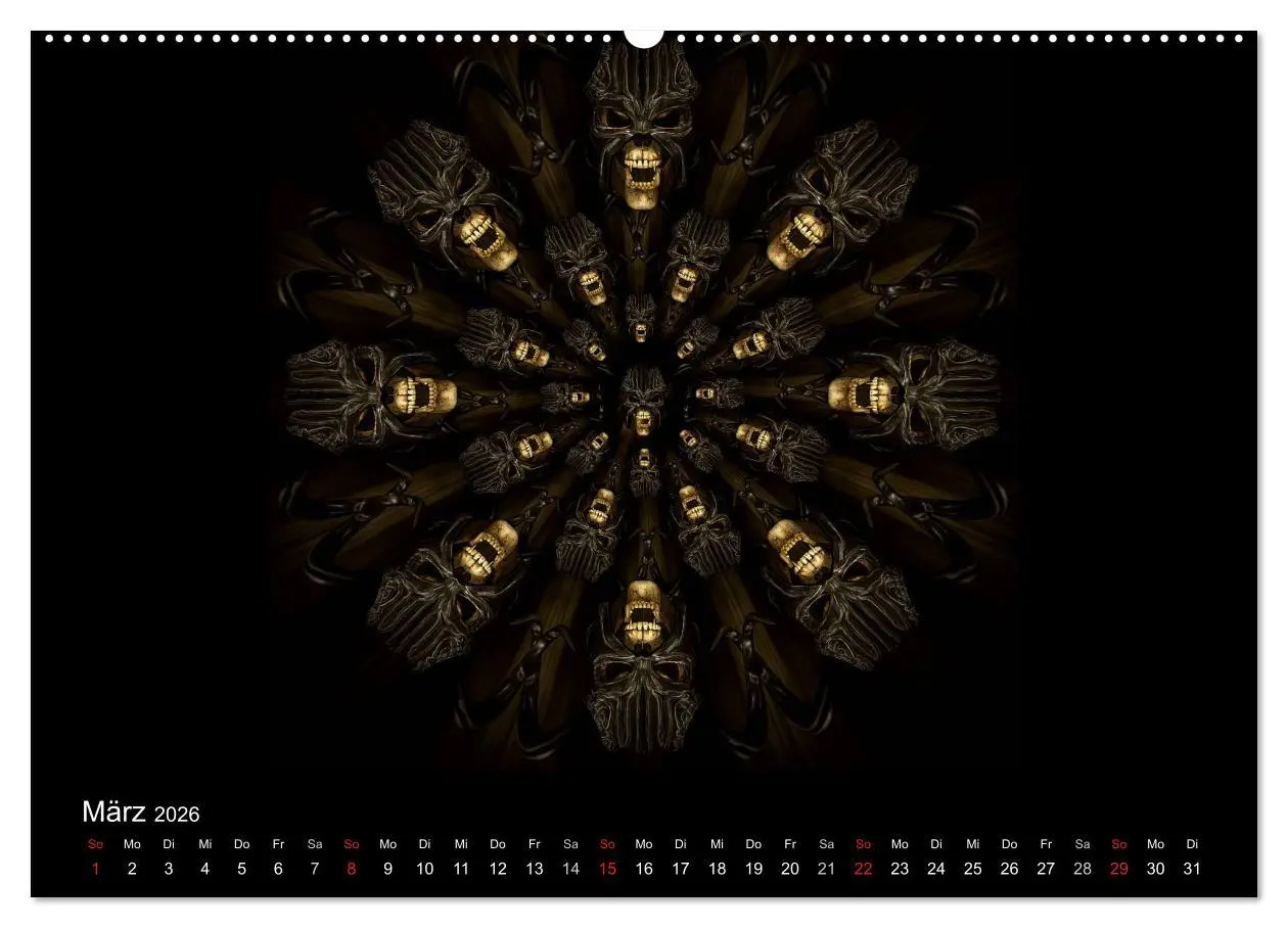 Bild: 9783516138603 | S.O.D. - Skulls Of Death Vol. II - Totenkopf Artworks (Wandkalender...
