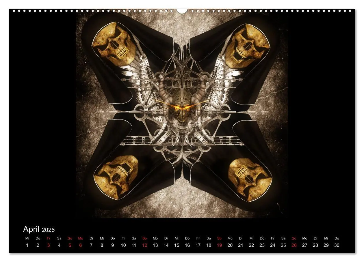 Bild: 9783516138603 | S.O.D. - Skulls Of Death Vol. II - Totenkopf Artworks (Wandkalender...
