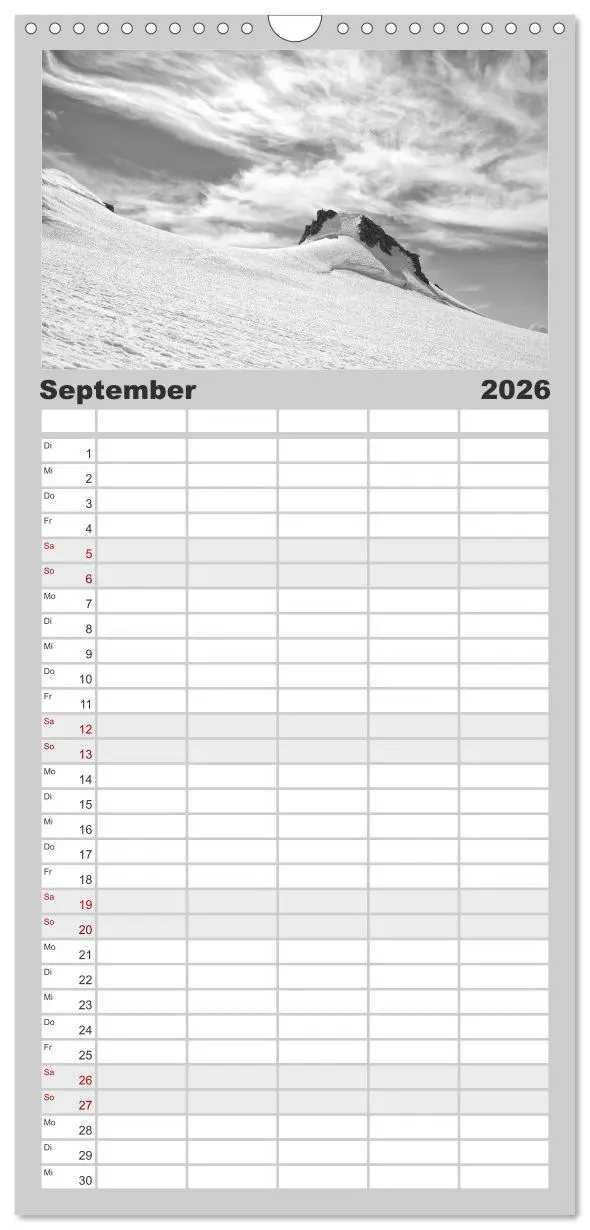 Bild: 9783516518603 | Familienplaner 2026 - Bergsucht 2026 mit 5 Spalten (Wandkalender,...