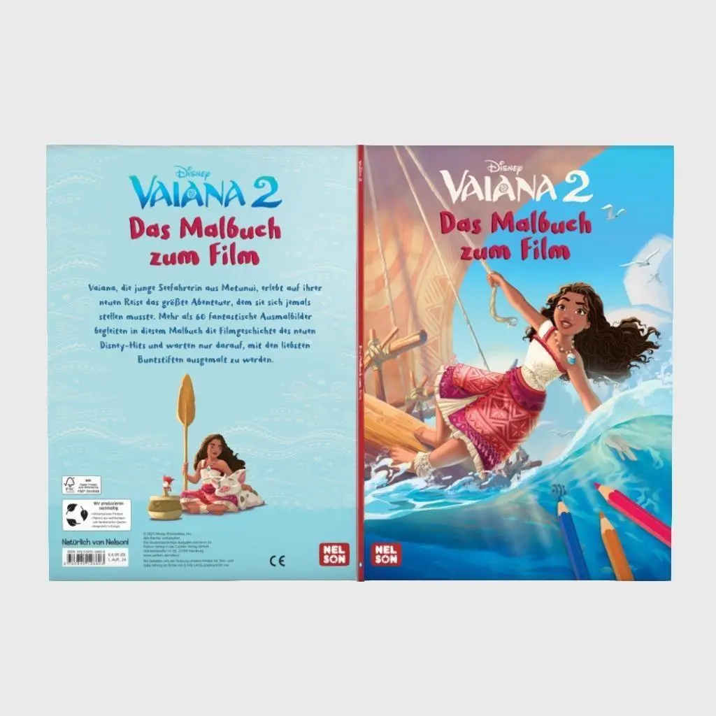 Bild: 9783845128603 | Disney Kreative Beschäftigung: Vaiana 2: Das Malbuch zum Film | Buch