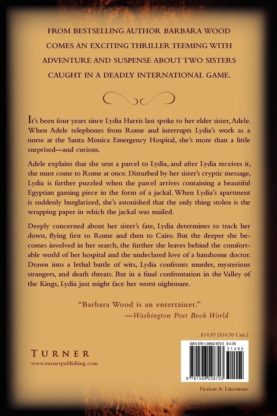 Rückseite: 9781596528703 | Hounds and Jackals | Barbara Wood | Taschenbuch | Englisch | 2012