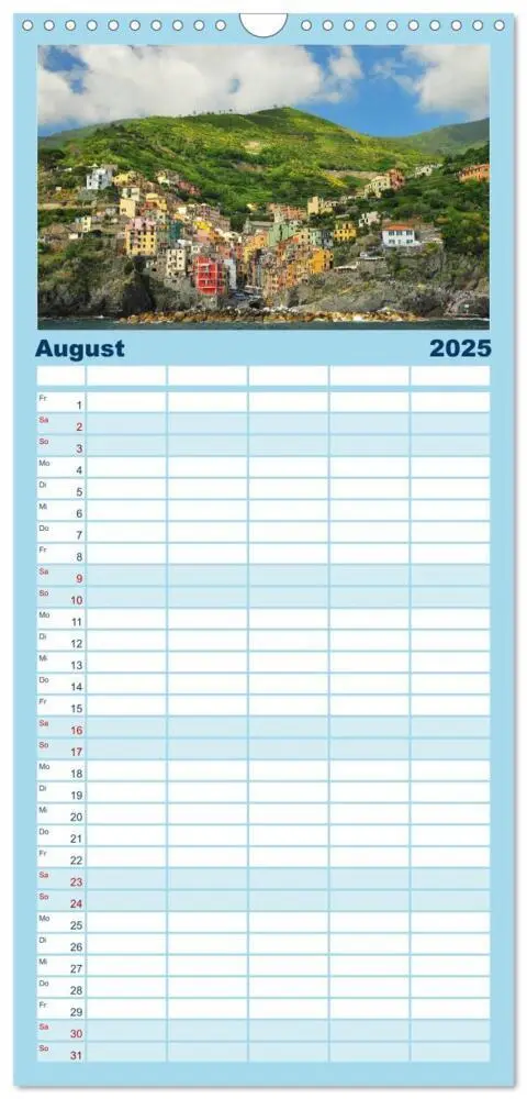 Bild: 9783457108703 | Familienplaner 2025 - Cinque Terre - die bunten Dörfer Liguriens...
