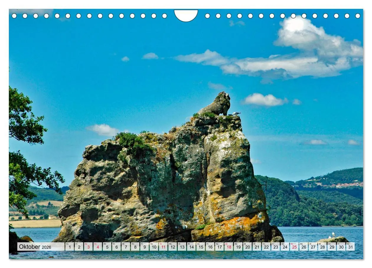 Bild: 9783457728703 | Bolsenasee Smaragd im Latium (Wandkalender 2026 DIN A4 quer),...