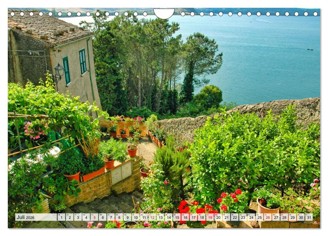 Bild: 9783457728703 | Bolsenasee Smaragd im Latium (Wandkalender 2026 DIN A4 quer),...